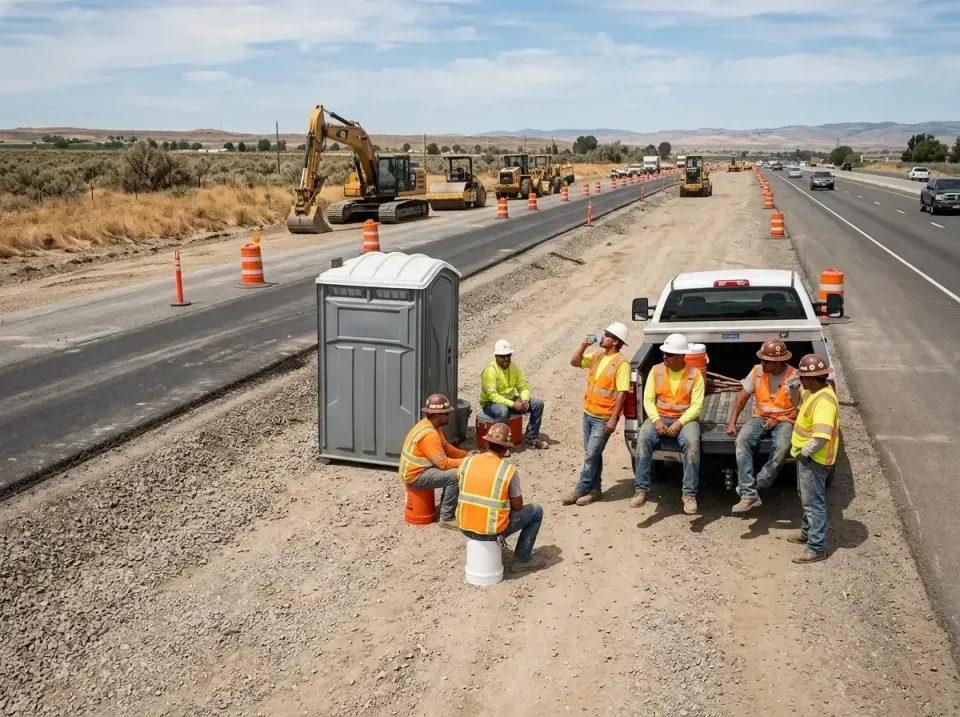 highway-road-construction-crew-007 — frequently asked questions, Porta Potty and Restroom Rentals in Burlington, WA